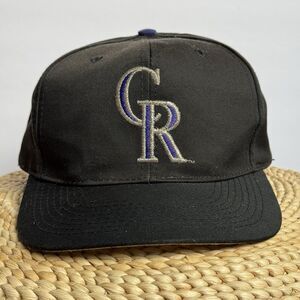 Vintage 90s Colorado Rockies Annco SnapBack MLB Baseball